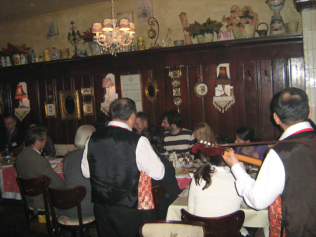 Dinner, Feb 05. at Zlatni bokal, Skadarlija